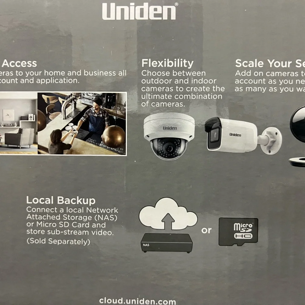 White Simulated Camera and Modern Design(Model UC100B/DC)